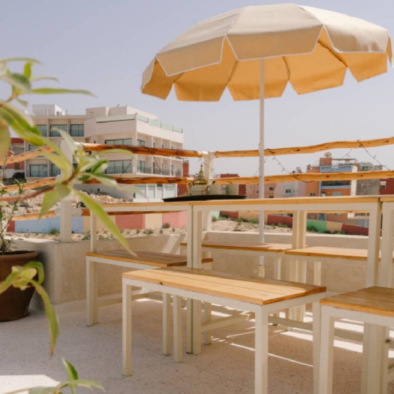 sea view from surf house Tamraght Agadir Morocco