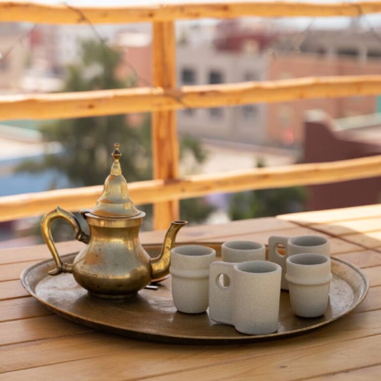 rooftop terrace ocean view Tamraght Morocco